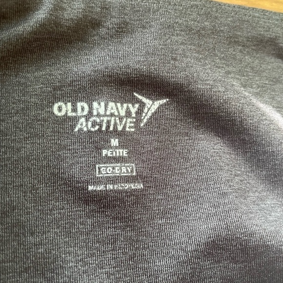 Old Navy grey colorblock go dry activewear leggings - Picture 3 of 5